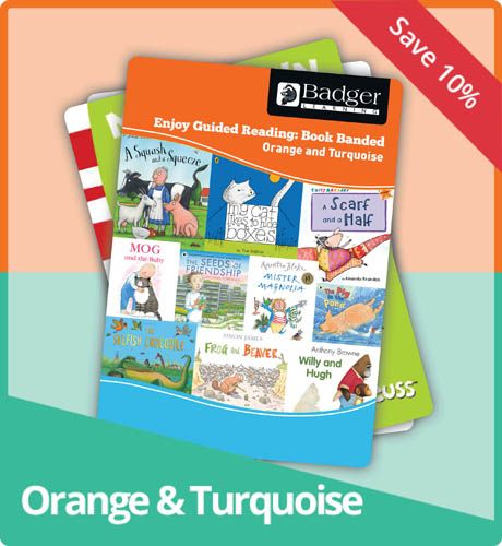 Badger Guided Reading: Orange & Turquoise
