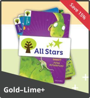 Oxford Reading Tree All Stars: Gold to Lime+ Pack