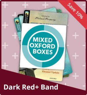 Oxford Mixed Scheme Box: Dark Red+