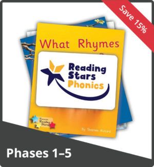 Reading Stars Phonics Phase 1–5 Pack (6 of each book)
