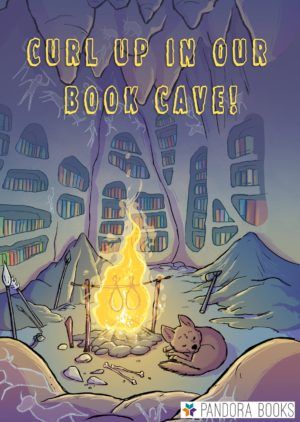 FREE POSTER: CURL UP IN OUR BOOK CAVE