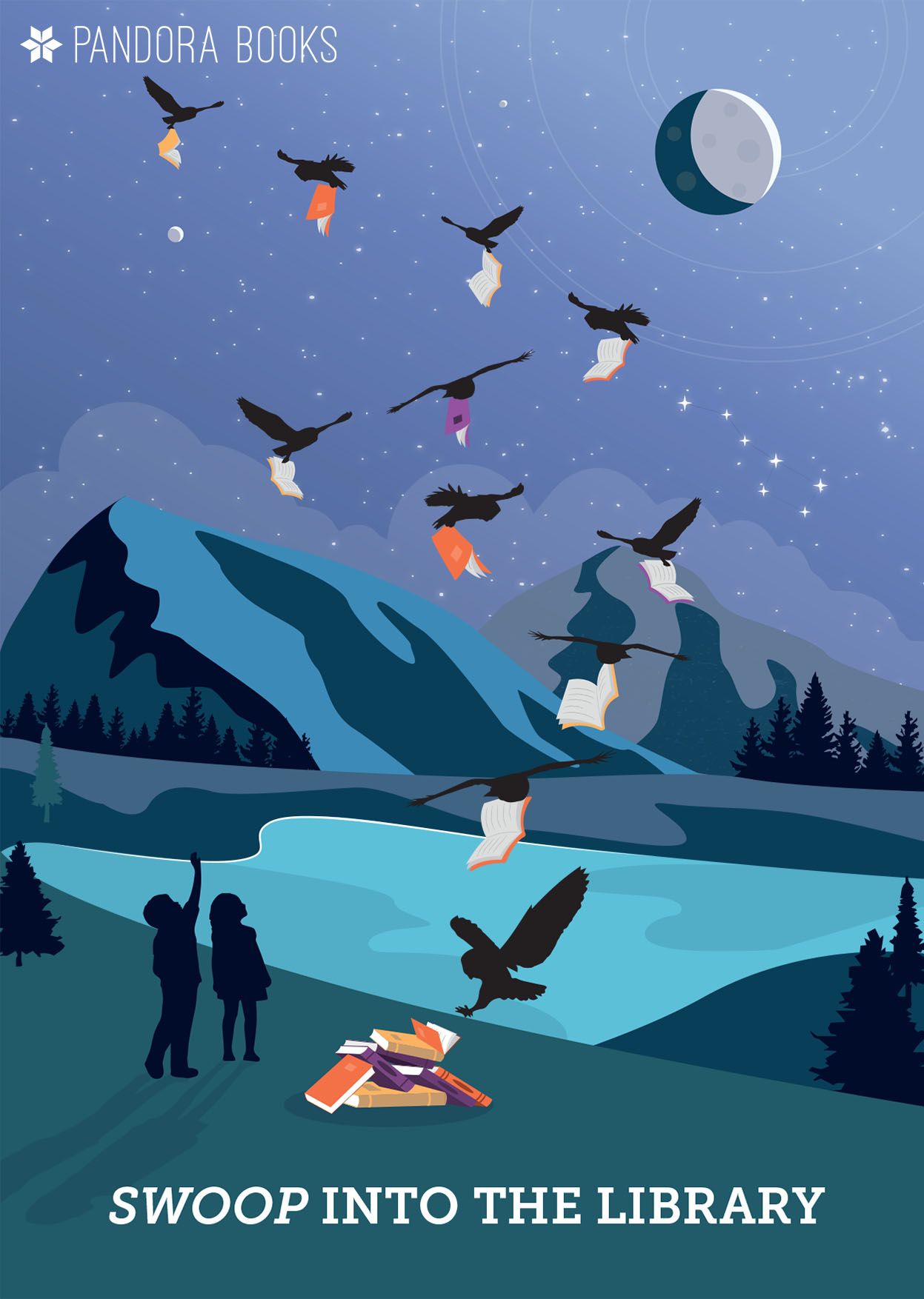 FREE POSTER: SWOOP INTO THE LIBRARY